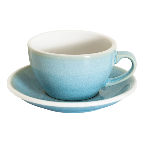 Кофейная пара Loveramics egg, 250ml, цвет: голубой лёд (ice blue) C088-118BIB/C088-146BIB 