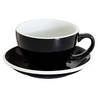 Кофейная пара Loveramics egg, 300ml, цвет: черный (black) 300-03BBK/04BBK 