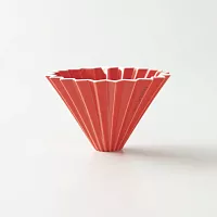 Воронка ORIGAMI Dripper M Red (керамика), цвет красный 