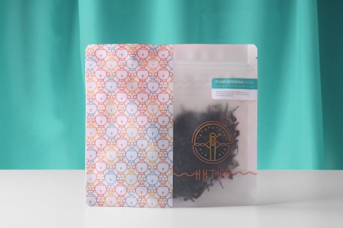 Русский Бергамотный НИТКА чай чёрный ароматический, упак. 50 г. 