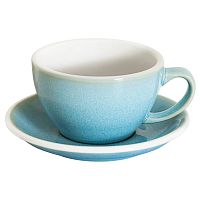 Кофейная пара Loveramics egg, 300ml, цвет: голубой лёд (ice blue) 300-106BIB/141BIB 
