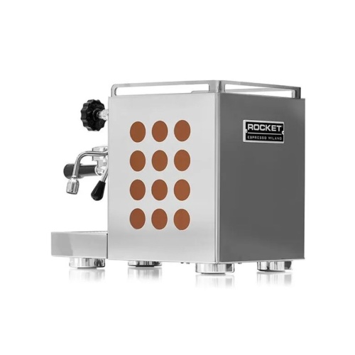 Кофемашина эспрессо рожковая Rocket Appartamento RE501A1C11, корпус стальной с медными вставками  фото 5