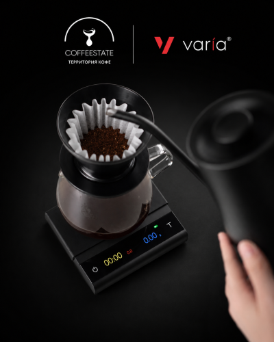 Весы бытовые VARIA AKU PRO Scale. Цвет черный  фото 3