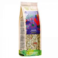 Имбирь с лимонной травой и годжи TEACO напиток чайный сухой, упак. 100 г. 