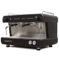 Кофемашина эспрессо рожковая CONTI CC200 Standard TC Black 2 группы, цвет черный 