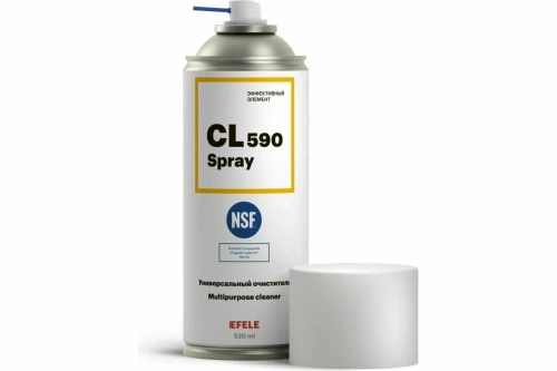 Многофункциональное чистящее средство EFELE с пищевым допуском H1 CL-590 Spray (520 мл). 