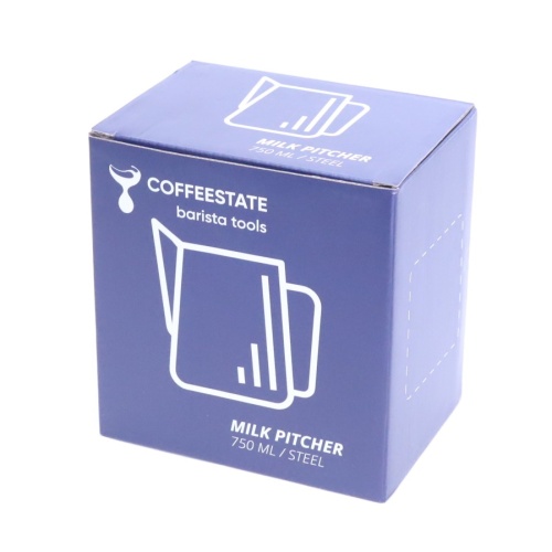 Питчер молочник для капучино и латте COFFEESTATE Barista Tools MT Style, стальной, объём 750 мл  фото 8