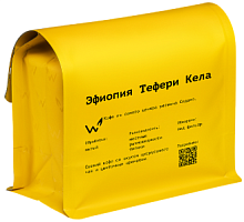 Эфиопия Тефери Кела СВАРЩИЦА ЕКАТЕРИНА (для эспрессо) кофе в зернах, упак. 250 г. 