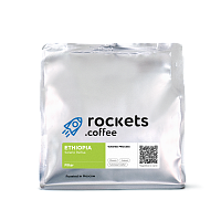 Ethiopia Soleno Refisa ROCKETS COFFEE (под фильтр) кофе в зёрнах, упак. 250 г. 