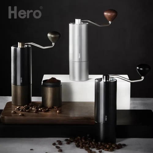 Кофемолка ручная ZeroHero S01, цвет коричневый, h191  фото 4