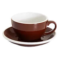 Кофейная пара Loveramics egg, 250ml, цвет: коричневый (brown) C088-94BBR/C088-06BBR 