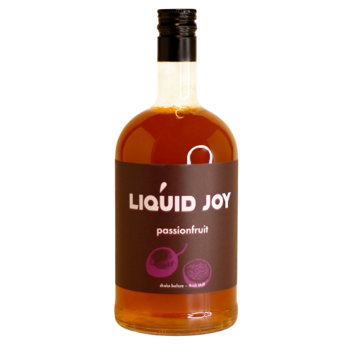 Маракуйя LIQUID JOY сироп, бутылка стекло 700 мл.  фото 2