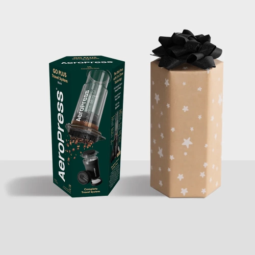 Кофеварка ручная Аэропресс (Aeropress) Go Plus, черная  фото 5