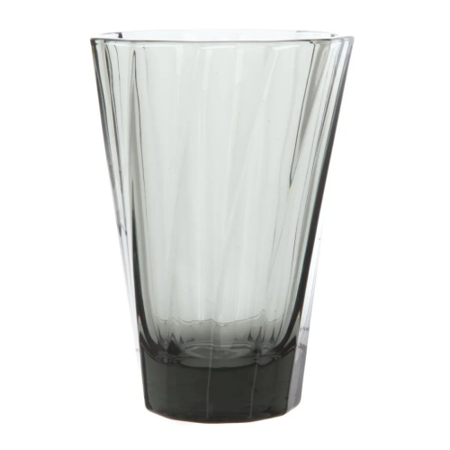 Стакан Loveramics Urban Glass 360ml Twisted Latte Glass, цвет: черный (black) G093-23B 