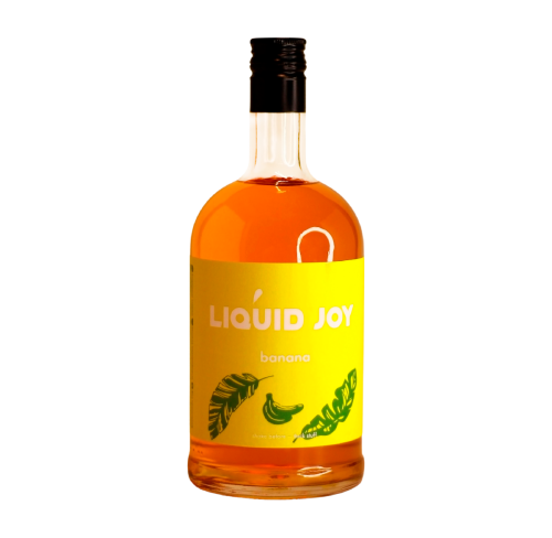 Банан LIQUID JOY сироп, бутылка стекло 700 мл.  фото 2