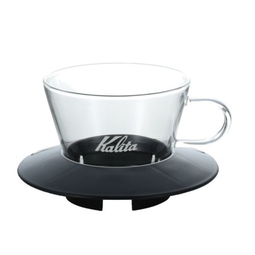 Воронка для приготовления кофе KALITA Wave Glass Drippers 155 black арт. 93114 