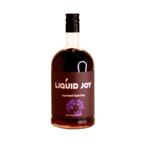 Черная Смородина LIQUID JOY сироп, бутылка стекло 700 мл.  фото 2