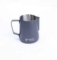 Питчер молочник для капучино и латте COFFEESTATE Barista Tools, стальной, чёрный 600 мл 