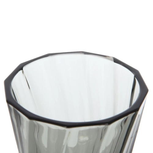 Стакан Loveramics Urban Glass 360ml Twisted Latte Glass, цвет: черный (black) G093-23B  фото 2
