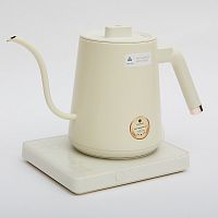 Чайник электрический для пуровера ZeroHero SCH-8W asch006 600мл с контролем температуры, цвет белый 