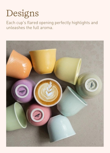 Чашка Loveramics Embossed Tasting Cup 80ml, цвет: светло-зеленый (Celadon Green) C099-31BCG  фото 4