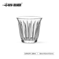 Стакан MHW-3BOMBER стеклянный прозранчый Wright Cup Wright Cup transparent, 240 мл. G5055 