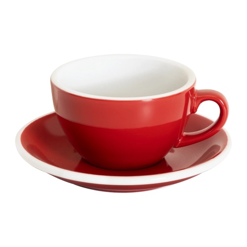 Кофейная пара Loveramics egg, 200ml, цвет: красный (red) C088-27BRE/C088-28BRE 