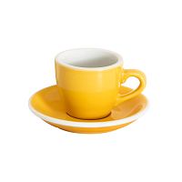 Кофейная пара Loveramics egg, 80ml, цвет: желтый (yellow) 80-47BYE/48BYE 