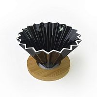Воронка керамическая AnyBar Оригами VK11000631D-B, 3-4 чашки, черная 