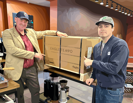 Новейшая кофемашина — Eagle Tempo от Victoria Arduino!