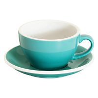 Кофейная пара Loveramics egg, 250ml, цвет: бирюзовый (teal) C088-98BTE/C088-14BTE 