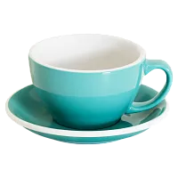 Кофейная пара Loveramics egg, 300ml, цвет: бирюзовый (teal) 300-13BTE/14BTE 