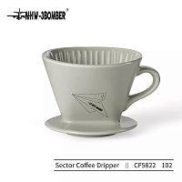 Воронка MHW-3BOMBER Sector 2-4, керамическая, Серая, CF5822 