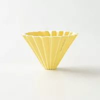Воронка ORIGAMI Dripper M Yellow (керамика), цвет жёлтый 