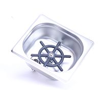 Ринзер мойка для питчеров и стаканов COFFEESTATE Barista Tools, стальная, размер 175х160х70 мм, 