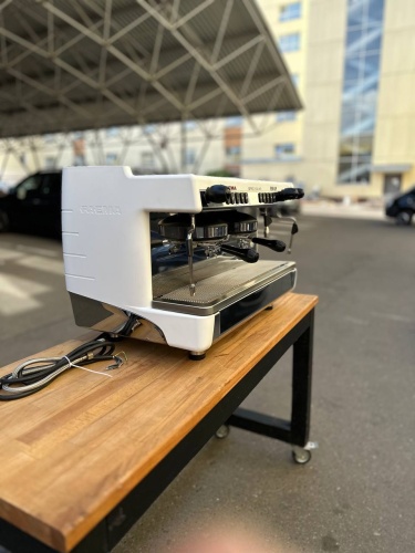 Кофемашина эспрессо рожковая Faema E98 UP DT/2 белая, бу, 2019 гв  фото 10
