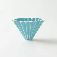 Воронка ORIGAMI Dripper M Turquoise (керамика), цвет терракотовый 
