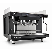 Кофемашина эспрессо рожковая Sanremo ZOE 2G SED TA высокие группы, автоматическая, чёрная 