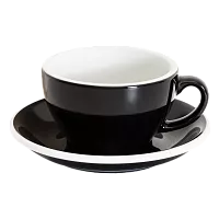 Кофейная пара Loveramics egg, 250ml, цвет: черный (black) C088-93BBK/C088-04BBK 